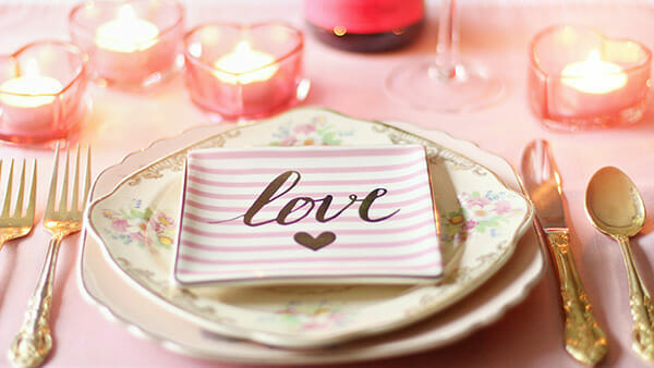 una cena romántica para relaciones