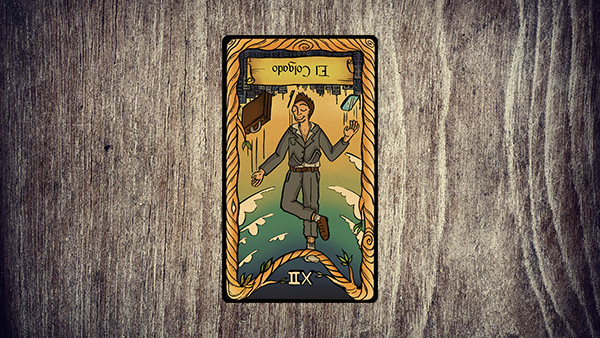 Significado de la Carta del Tarot El Colgado Invertido.
