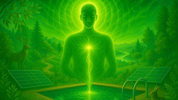 Imagínate en un espacio relajante y refrescante mientras lo llenas de color verde.