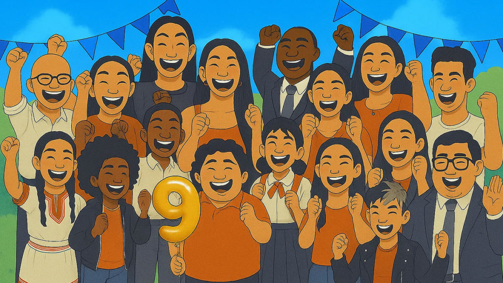 ¡Celebremos el 9.º aniversario!