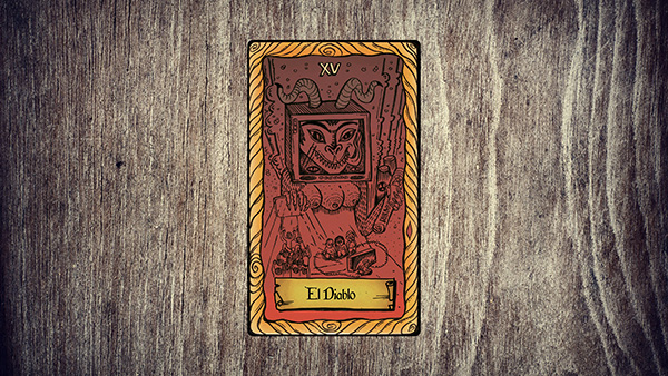 Recibe una lectura psíquica auténtica La carta del Tarot El Diablo en posición vertical te advierte que algo no es lo que parece.