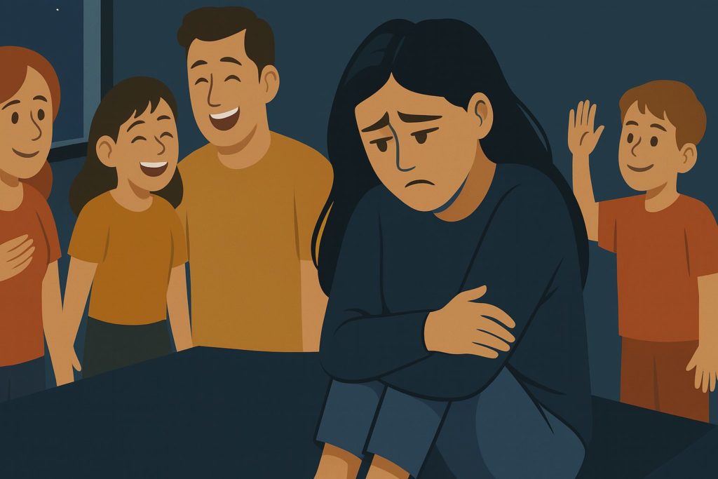 Puedes sentirte tan diferente de tu familia que llegues a temer que te olviden.