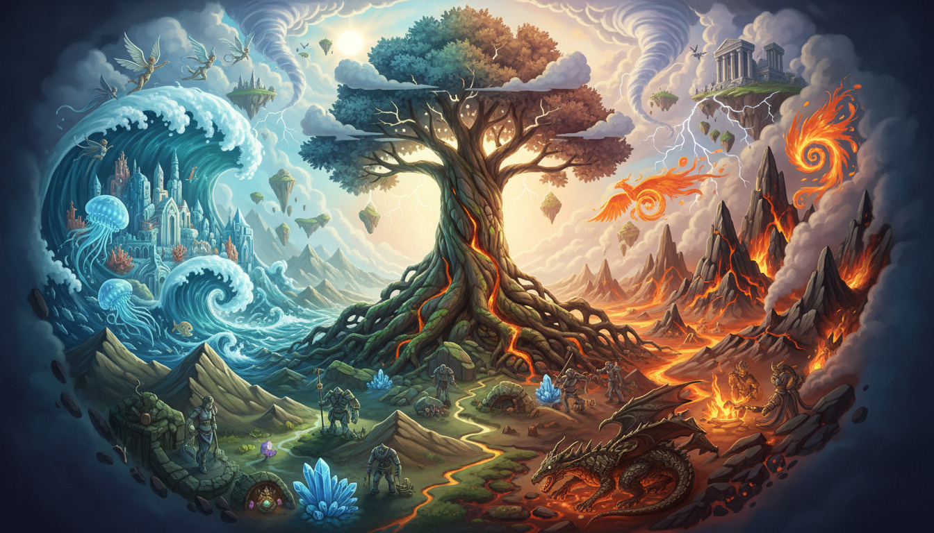 Ajani y el Mundo Elemental