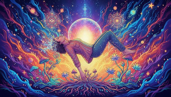 La disolución del ego hacia la muerte del ego te hace sentir conectado con todo.