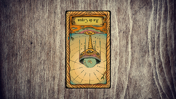 Significado As de Copas del Revés.