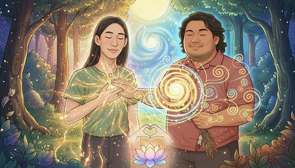El reiki canaliza energías universales para recuperar la vitalidad.