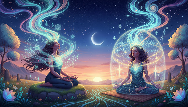 Con la meditación guiada puedes trabajar en muchos objetivos, como la sanación y la protección.
