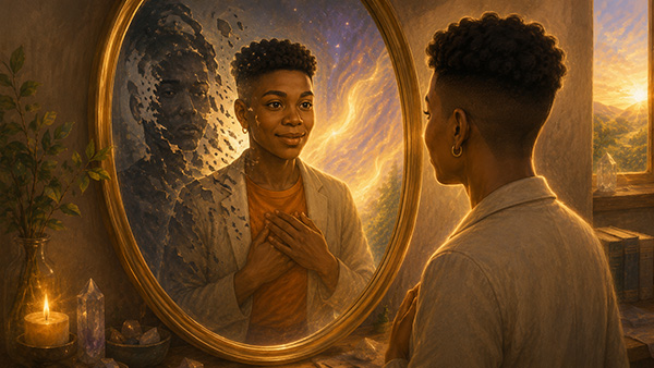 Los síntomas del despertar espiritual también promueven eliminar tu vieja y negativa percepción de ti misma.