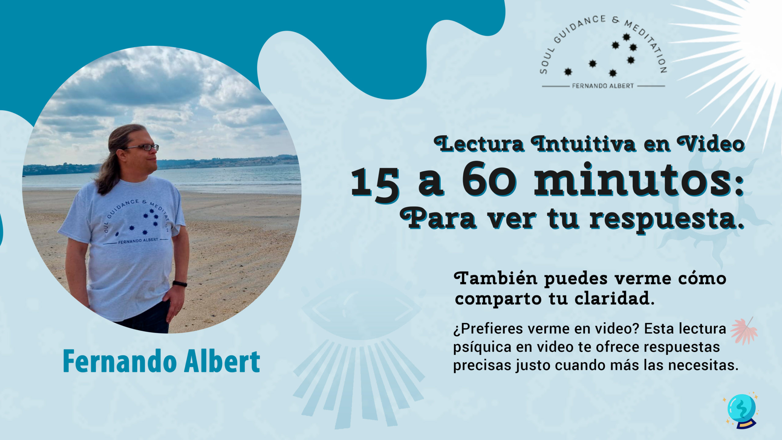 Lectura Psíquica en Video entre 15 y 60 minutes.